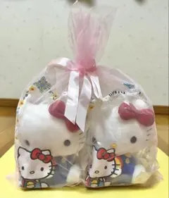 【ヴィンテージ】ハローキティぬいぐるみリュック型エコバッグNTT 電報2003年