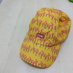 チャムス　フラミンゴ柄　帽子　キャップ　総柄　レア　廃盤