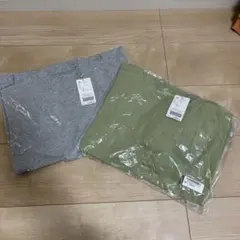 【新品未使用】オリーブ・グレー Tシャツレギンス4点セット