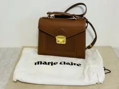 marie claire マリクレール レザー 2WAY ショルダーバッグ