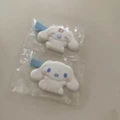 シナモンみるく前髪フロッキーヘアクリップ2個セット　ランダムサンリオ公式