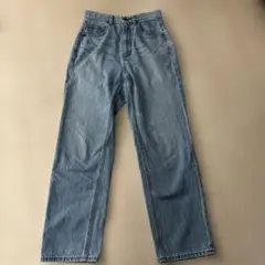 GU ストレートデニム 221-334808 ライトブルー