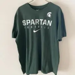 NIKE カレッジTシャツ SPARTANS FOOTBALL XXL 緑のサムネイル