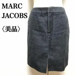 【美品】マークジェイコブス　デニムフロントスリットデザイン　タイトミニスカート☆