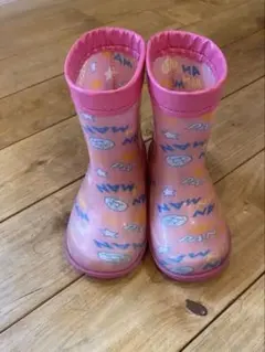アンパンマン ピンク 長靴 ミニ丈