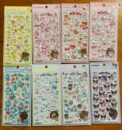 ボンボンドロップシール　サンリオキャラクター シールセット 8枚