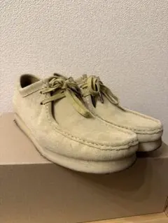 Clarks Wallabee メープル27.5UK9ハーフ