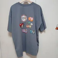 Angel Blue　 カラフル　刺繍　オーバー　サイズTシャツのサムネイル