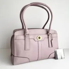 コーチ COACH ハンドバッグ ターンロック ハンプトンズ レザー