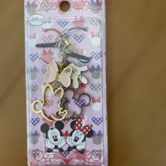 ミッキー ミニー ペアストラップ チャーム