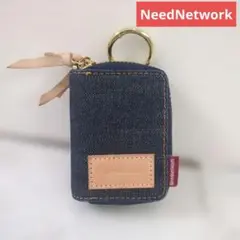 NeedNetwork デニム キーケース 鍵入れ 小銭入れ