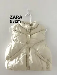 ZARA ザラ ベビー 中綿ベスト アイボリー ダウンベスト 98