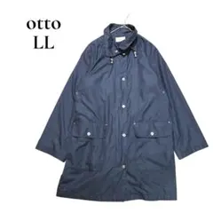 Ottoフード付ナイロンコートネイビーLL春秋軽量のサムネイル