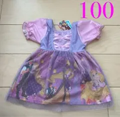 新品 Littc ディズニー プリンセス ラプンツェル ワンピース 水着 100