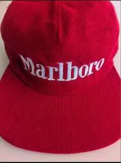 90s Marlboro コーデュロイ キャップ レッドのサムネイル