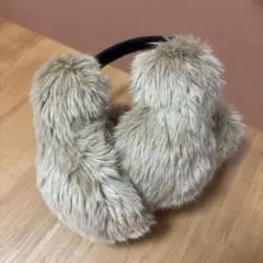 【公式】東京ディズニーリゾート イヤーマフ ベージュ ファー 耳当て