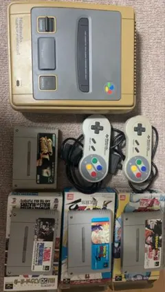 スーパーファミコン 本体 ゲームソフト4本セット