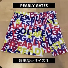 PEARLY GATES ロゴプリントスカートのサムネイル