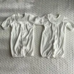 ドレスオール カバーオール ツーウェイオール 2着セット50 60 綿100%