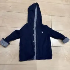 訳あり　ポロラルフローレン　ベビー用　リバーシブルパーカー