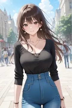 m616 AIイラスト　かわいい　A4ポスター