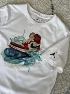 試着程度NIKEJordan スニーカーアート Tシャツ キッズL150-160