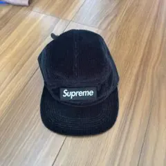 V*n様 Supreme コーデュロイ ブラックキャップ