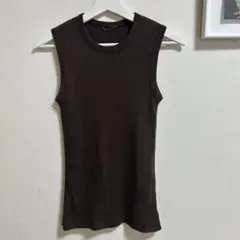 美品　ベイクルーズ　ノースリーブニット　ブラウンのサムネイル