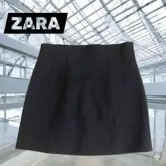 ZARA ブラック タイト 激マイクロ ミニスカート 事務服スカート オフィスのサムネイル