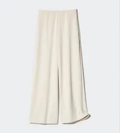 UNIQLO クレープジャージーストレートパンツ＋丈短め