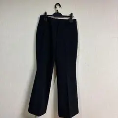 黒UNIQLOスマートフレアパンツ M