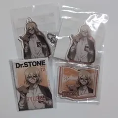 公*o様 Dr.STONE くじ引き堂 七海龍水 アクキー スクエア缶バッジ
