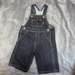 MIKI HOUSE デニムオーバーオール M80-90