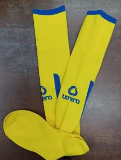 bonera サッカーソックス イエロー×ブルー 25-27cm