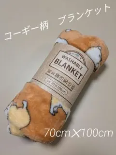 【完売品】新品　コーギー柄　ブランケット　70cm✕100cm