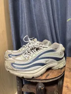 リーボック DMX スニーカー グレー/ネイビー