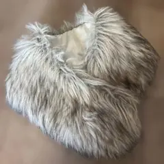INGNI フェイクファー マフラー ベージュ系