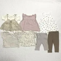 80cm 夏服　半袖　保育園着　まとめ売り