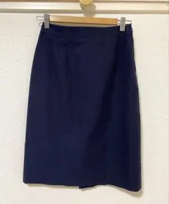 ユナイテッドアローズ　グリーンレーベル　タイトスカート　ネイビー　S 36