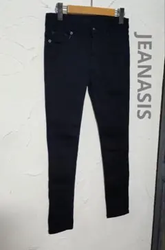 JEANASIS ブラック　スキニー デニム　S 　着回し無限！のサムネイル