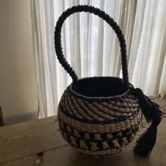 MAISON N.H PARIS メゾン・エヌ・アッシュ・パリ カゴバッグ 愛用のメゾンエヌアッシュの カゴバック🧺 @maisonnhparis.jp 展示会に