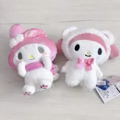 【美品・匿名配送】マイメロディ マスコット ぬいぐるみ2点セット