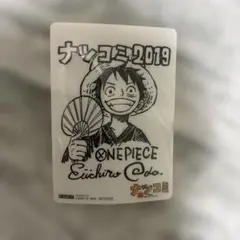 ONE PIECE ナツコミ 2019 下敷き 尾田栄一郎 ジャンプフェア 特典