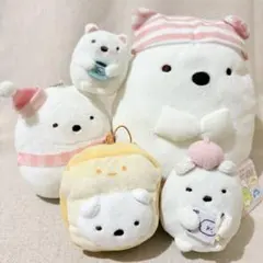 すみっコぐらし　しろくま　ぬいぐるみ　キーホルダー　ストラップ　まとめ売り