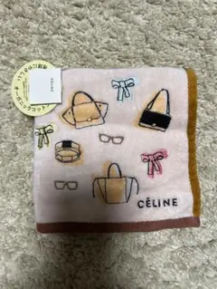【 新品 】CELINE オーガニックコットン タオルハンカチ