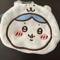 ちいかわナガノキャラクターズ おかおポーチハチワレくま美品