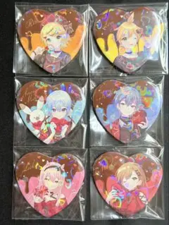 雪ミク ドンキホーテ キラキラハート缶バッジ バレンタイン 缶バッジ コンプ