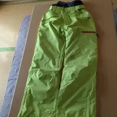 HELly Hansen 蛍光グリーン スノーボードウェア Lサイズ
