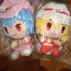 一番くじ　東方project　B賞　レミリア　C賞　フランドール　ぬいぐるみ2点 東方Project 一番くじ B賞 C賞 レミリア フランドール +おまけセット