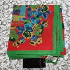 LANVINランバン　シルク100%スカーフ　イタリー製